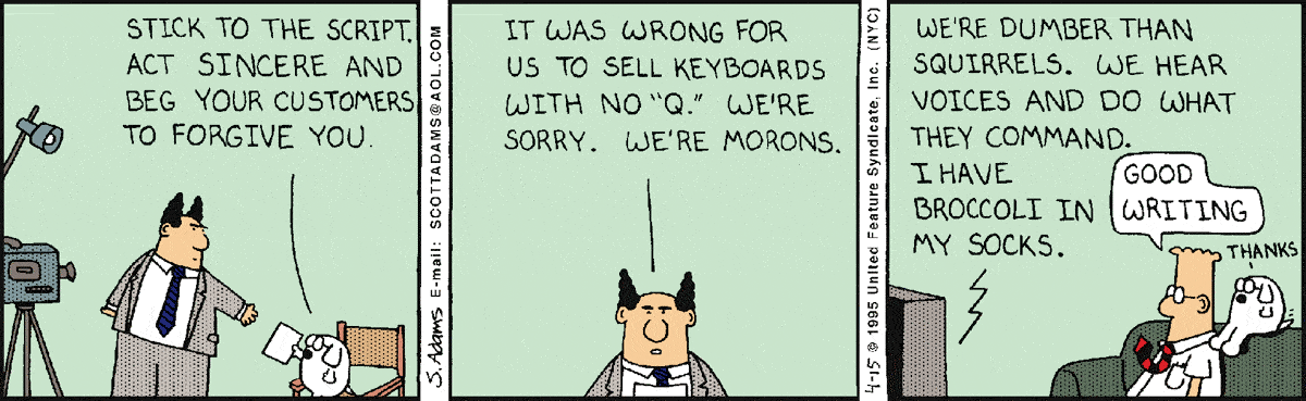 Dilbert Cartoon